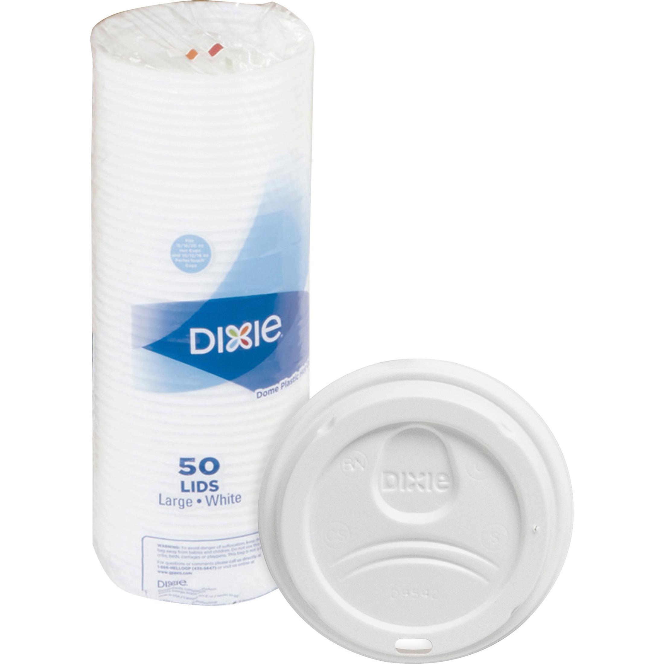 Dixie Large Hot Cup Lids12/16 oz., (Pack of 50)