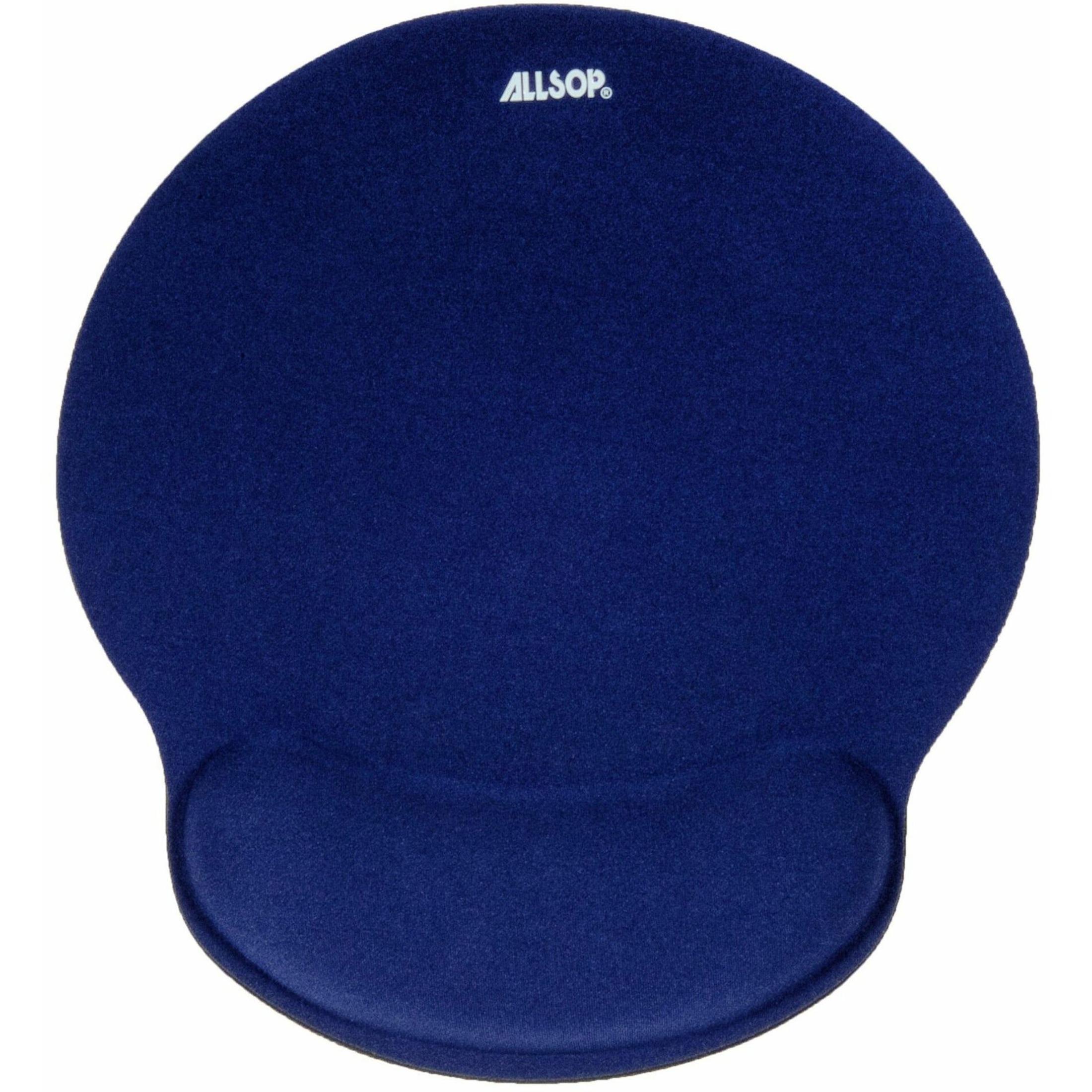 Mouse Pad, w/ Wrist Rest, Memory Foam, Blue