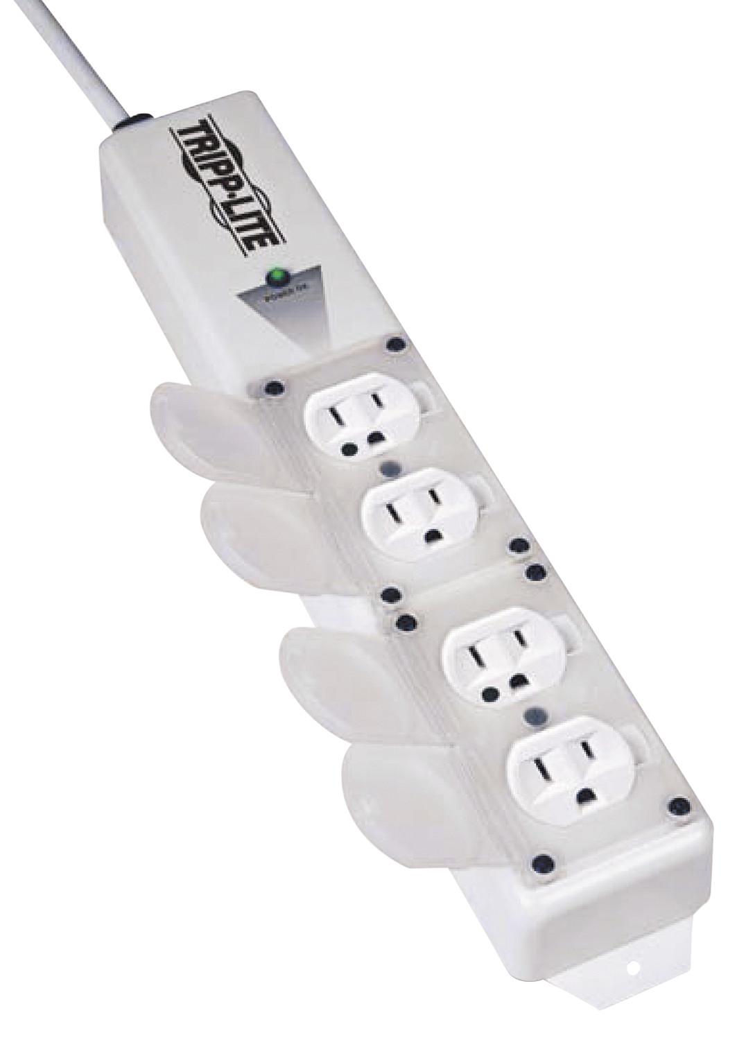 Medical-Grade Power Strip with Four Outlets, UL 60601-1 & UL 60950-1
