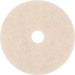 3M Floor Pad, 20", Ultra High-Speed TopLine, 3200, White/Amber
