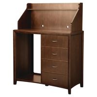 Montreal 4-Drawer Hospitality Station with Hutch