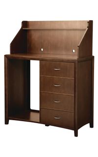 Montreal 4-Drawer Hospitality Station with Hutch