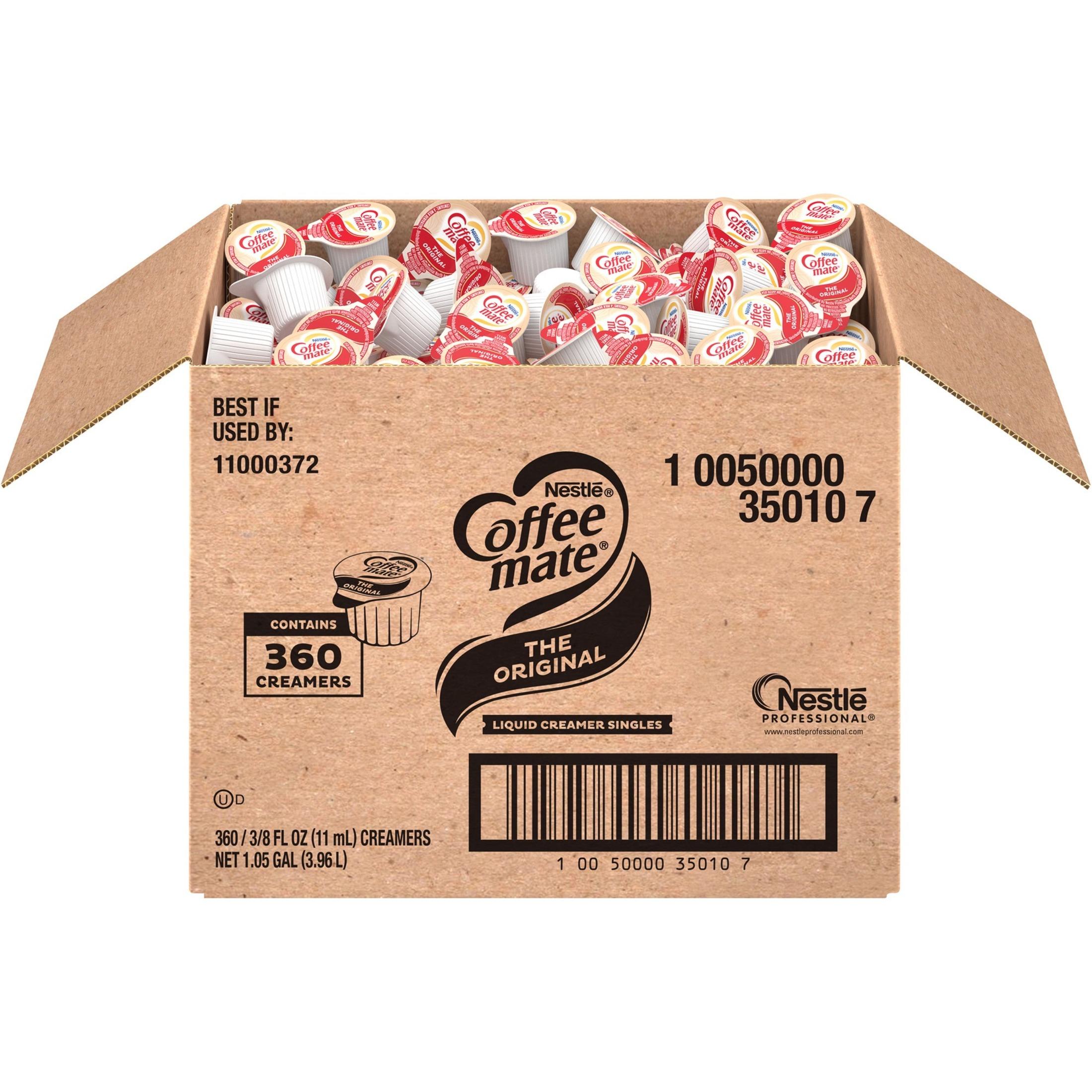 Coffee mate Original Flavor Liquid Creamer Singles, .38oz (Pack of 360)