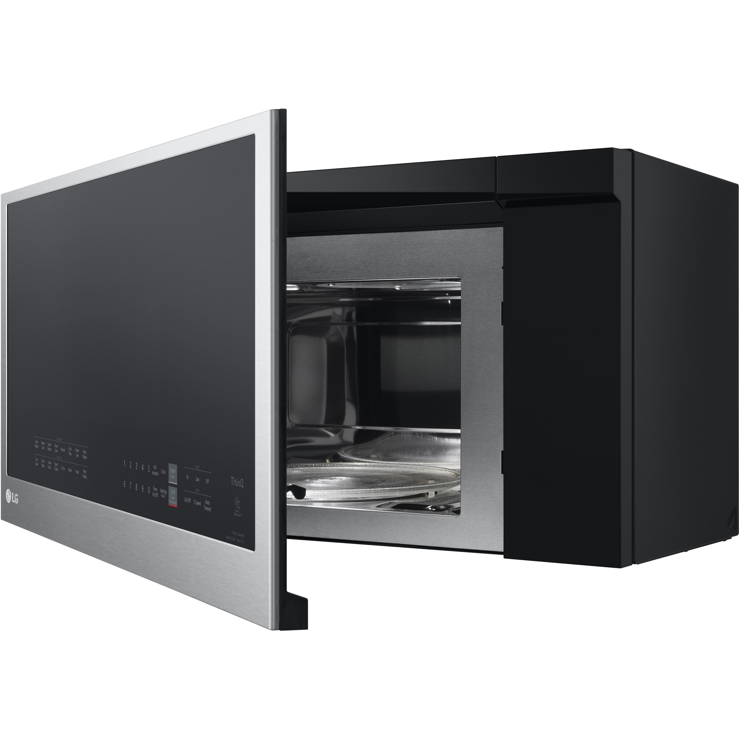 LG Smart Convection Over the Range Microwave Oven- 30 Inch (PrintProof Stainless Steel)