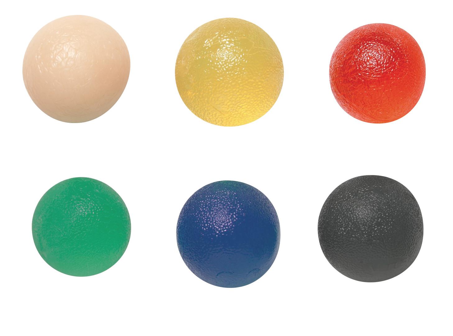 Large CanDo® Gel Hand Exercise Balls, Six-Piece Set (06475) | Direct Supply