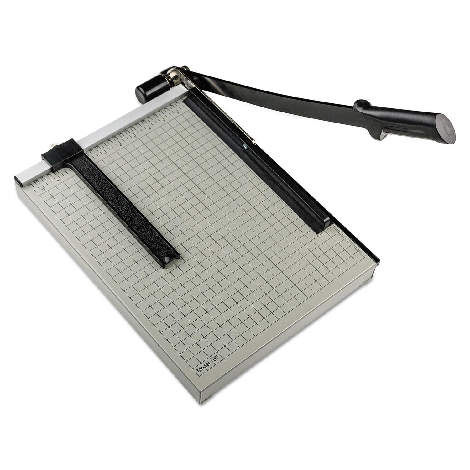 Dahle® Vantage Guillotine Paper Trimmer/Cutter, 15 Sheets, 15" Cut Length