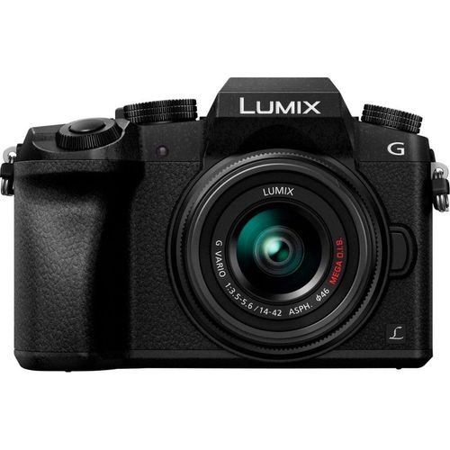 Panasonic G7 Mirrorless Camera With Lumix G Vario 14 42mm F 3 5 5 6 Ii Asph Mega O I S Lens Black 24v17 Direct Supply