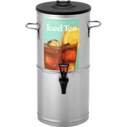 Elite Cold Beverage Dispenser, Stainless Beverage Dispenser, Stainless  Spigot, 3 Gallon, Dark Wood