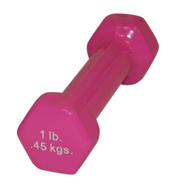 pink dumbbell weights