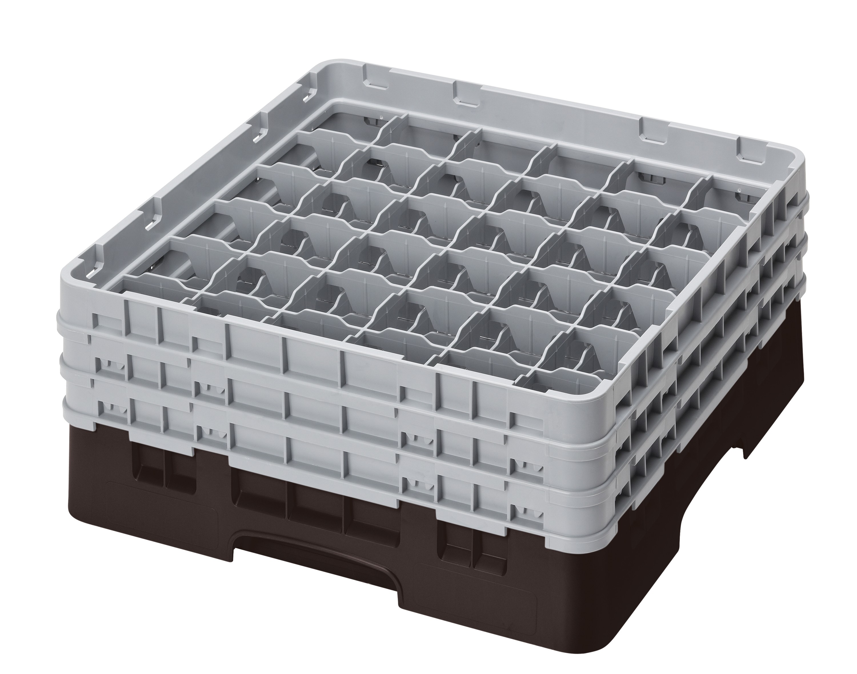 36-Compartment Glass Rack, 6-1/8