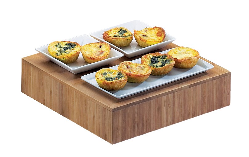 Cal-Mil 432-3-60 Bamboo 12" x 3" Cube Riser