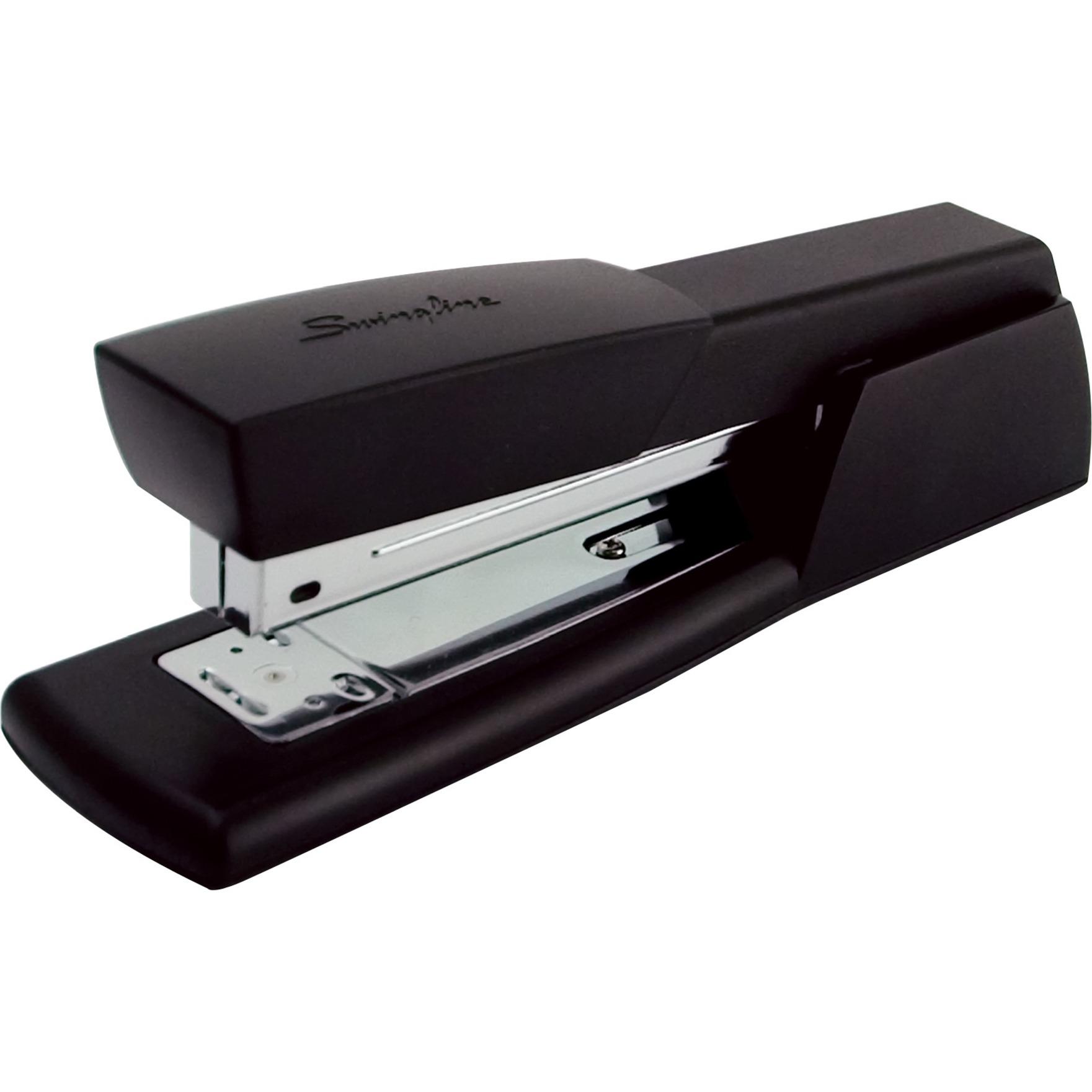 Light Duty Stapler, 20 Sht/210 Cap., Standard Staples, Black