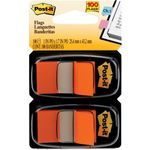 Post-it® Flags Standard Page Flags in Dispenser, Orange, 100 Flags/Dispenser
