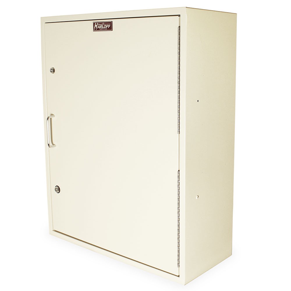 Beige Large Narcotics Cabinet, Double Locking Outer Door