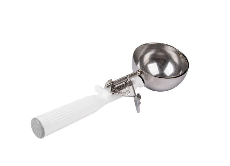 Browne 573310 Portion Control Disher, #10, 3.5 oz. Capacity, Ivory ...