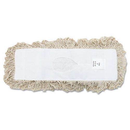 Industrial Dust Mop Head Hygrade Cotton 18iw X 5id White 6vp38 Direct Supply