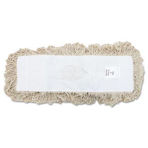 Industrial Dust Mop Head Hygrade Cotton 18iw X 5id White 6vp38 Direct Supply