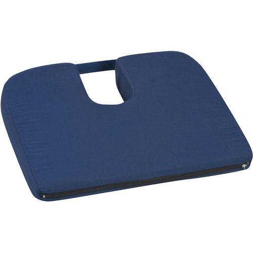 DMI Foam Seat Cushion for Coccyx Support and Better Posture, Navy