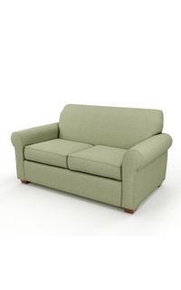 Quick-Ship Gainesville Loveseat with Preferred Seat Deck in Dual Fabric