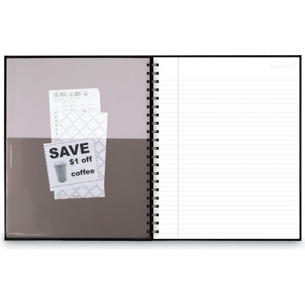 Cambridge® Limited Hardbound Notebook with Pocket, Legal
