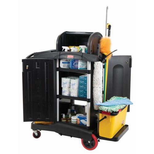 Rubbermaid High Security Janitor Cart