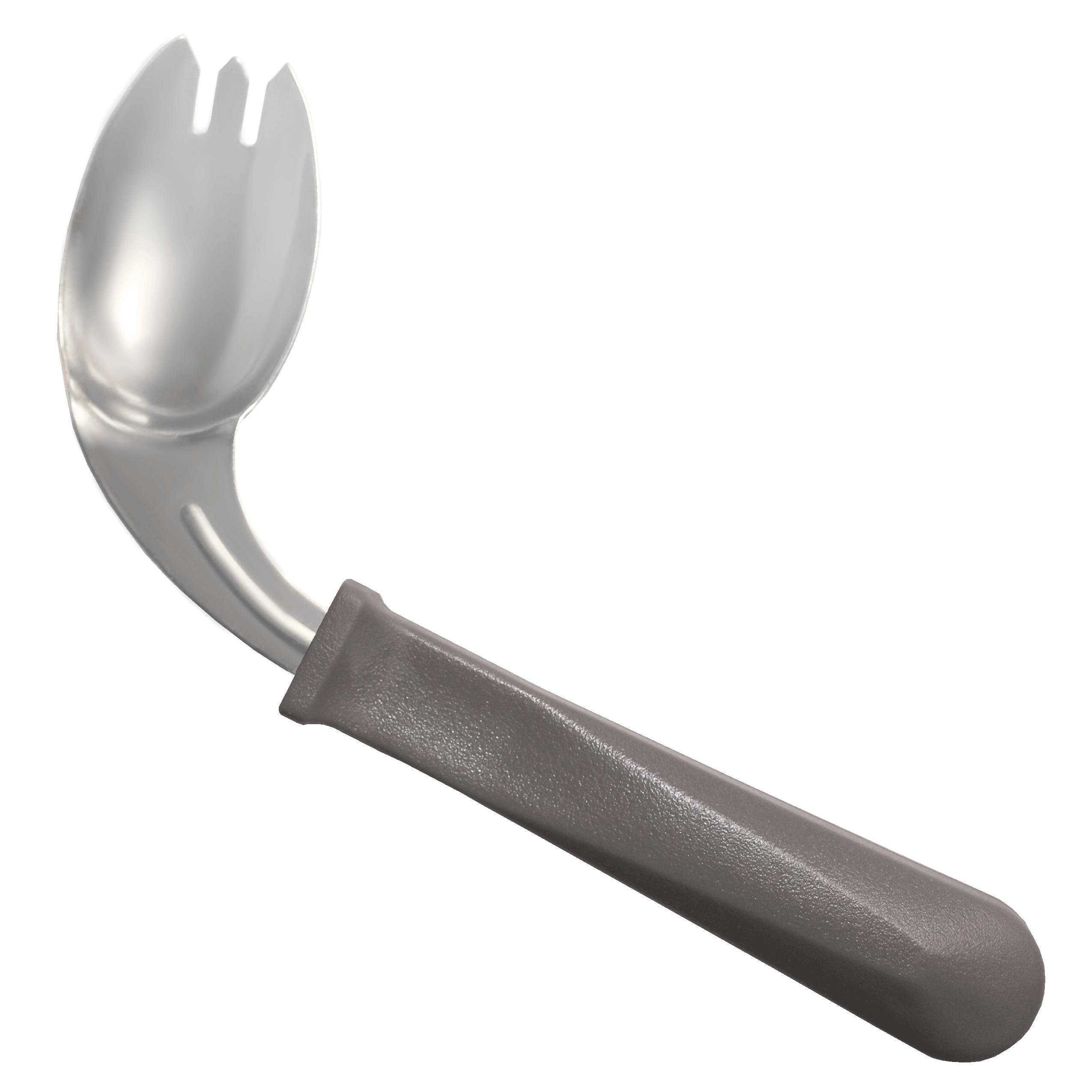 EasieEaters Curved Utensils, Left-handed w/shield (72V70) | Direct Supply