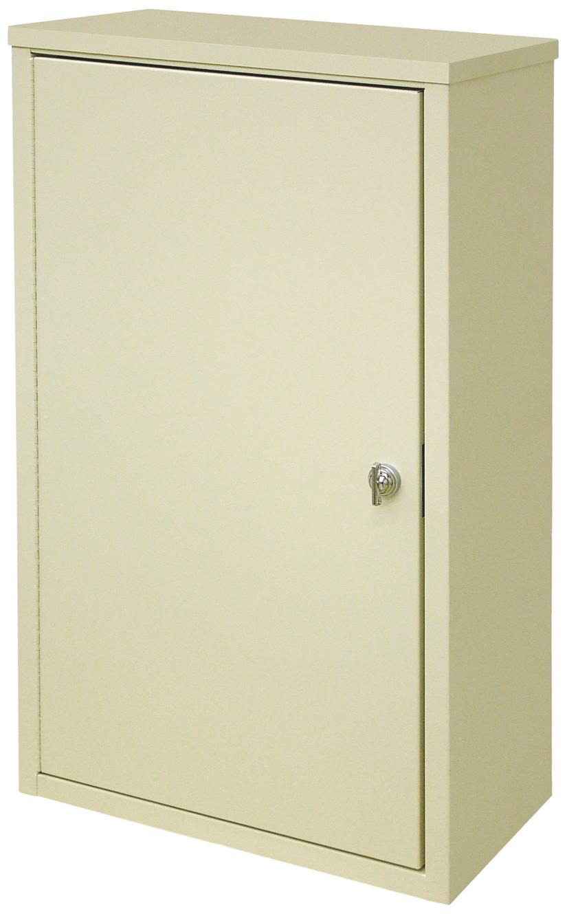 Wall Storage Cabinet, 26¾"H x 16"W x 8"D - Cabinet Color: Light Grey