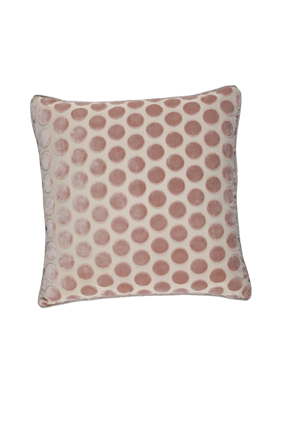 Polka Dot Blush 18x18 With Feather Insert