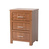 Evanston 3-Drawer Bedside Cabinet