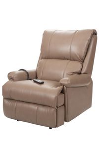 Quick-Ship Steeleview Power Lift Recliner in Dual Fabric