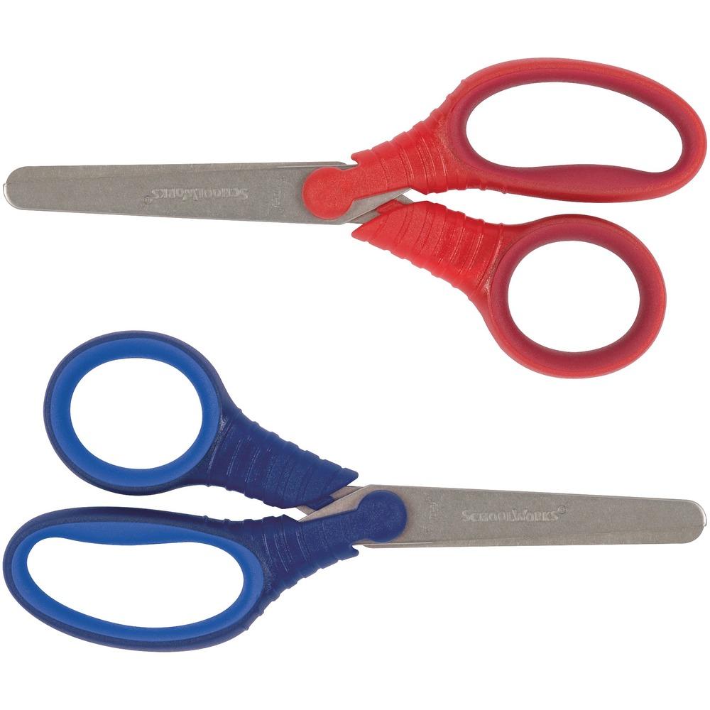 Kids Scissors, Blunt, 5", 2/PK, RDBE