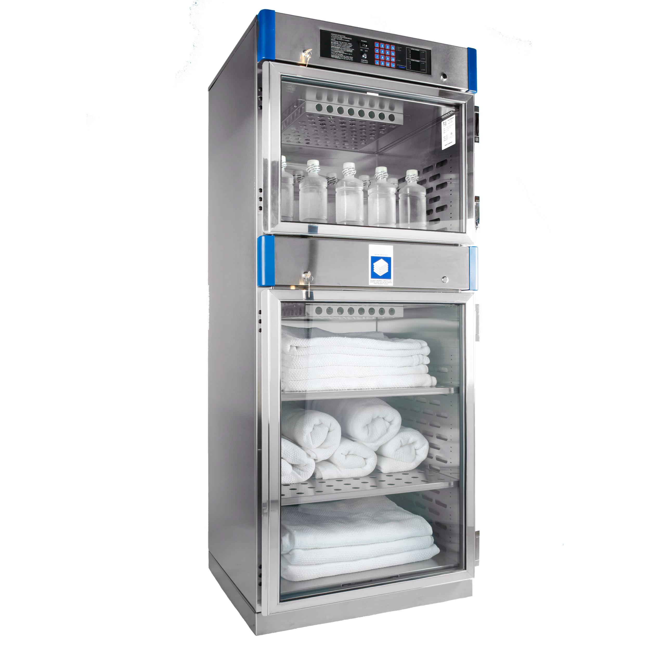 Warming Cabinet 30"W x 74 1/2"H x 26 5/8"D w/(2) Glass Doors w/(3) Adj Shelves