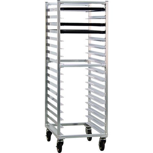 New Age Aluminum 12 Pan Capacity End Load Bun Pan Rack - 26L x 20