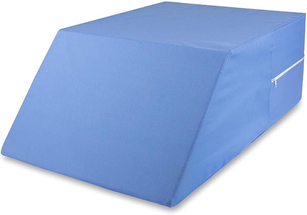DMI Ortho Bed Wedge Elevating Leg Rest Cushion Pillow, Blue