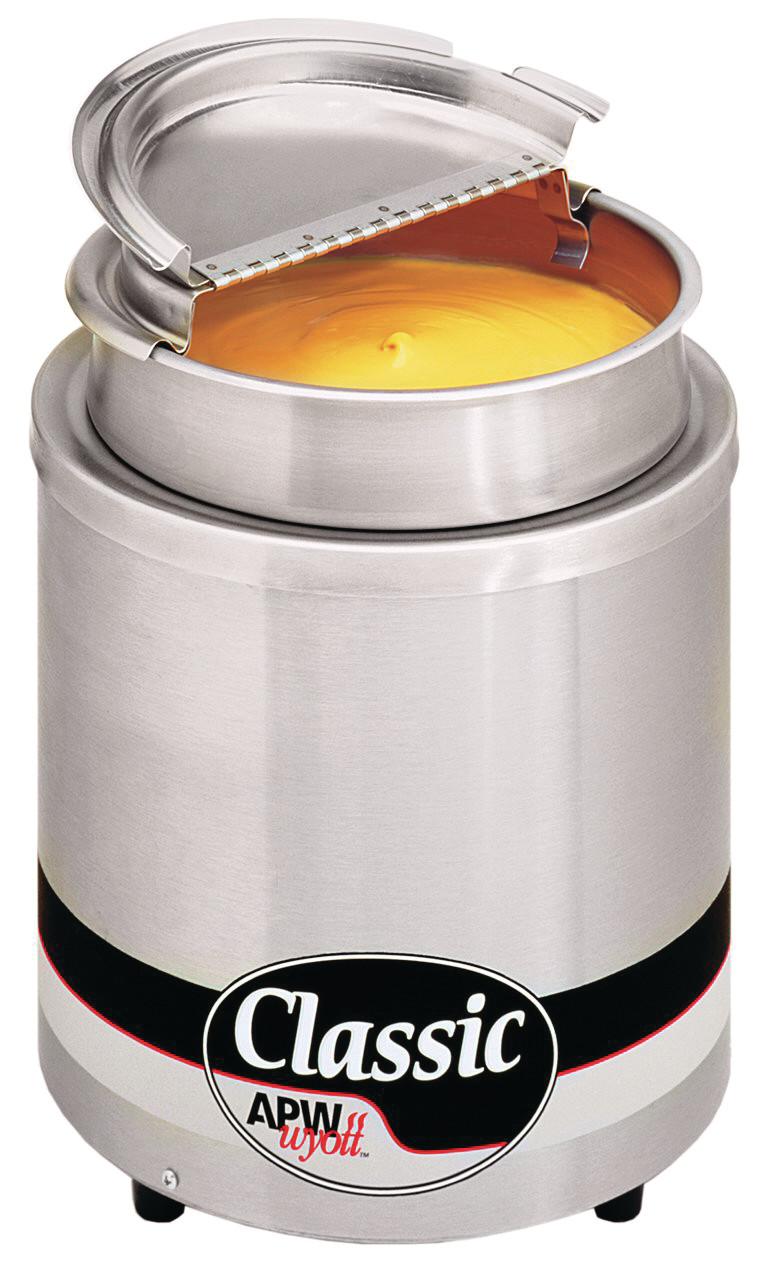 APW Wyott RCW-7 Insulated Round Countertop Cooker/Warmer, 7 Quart (Unit Only)