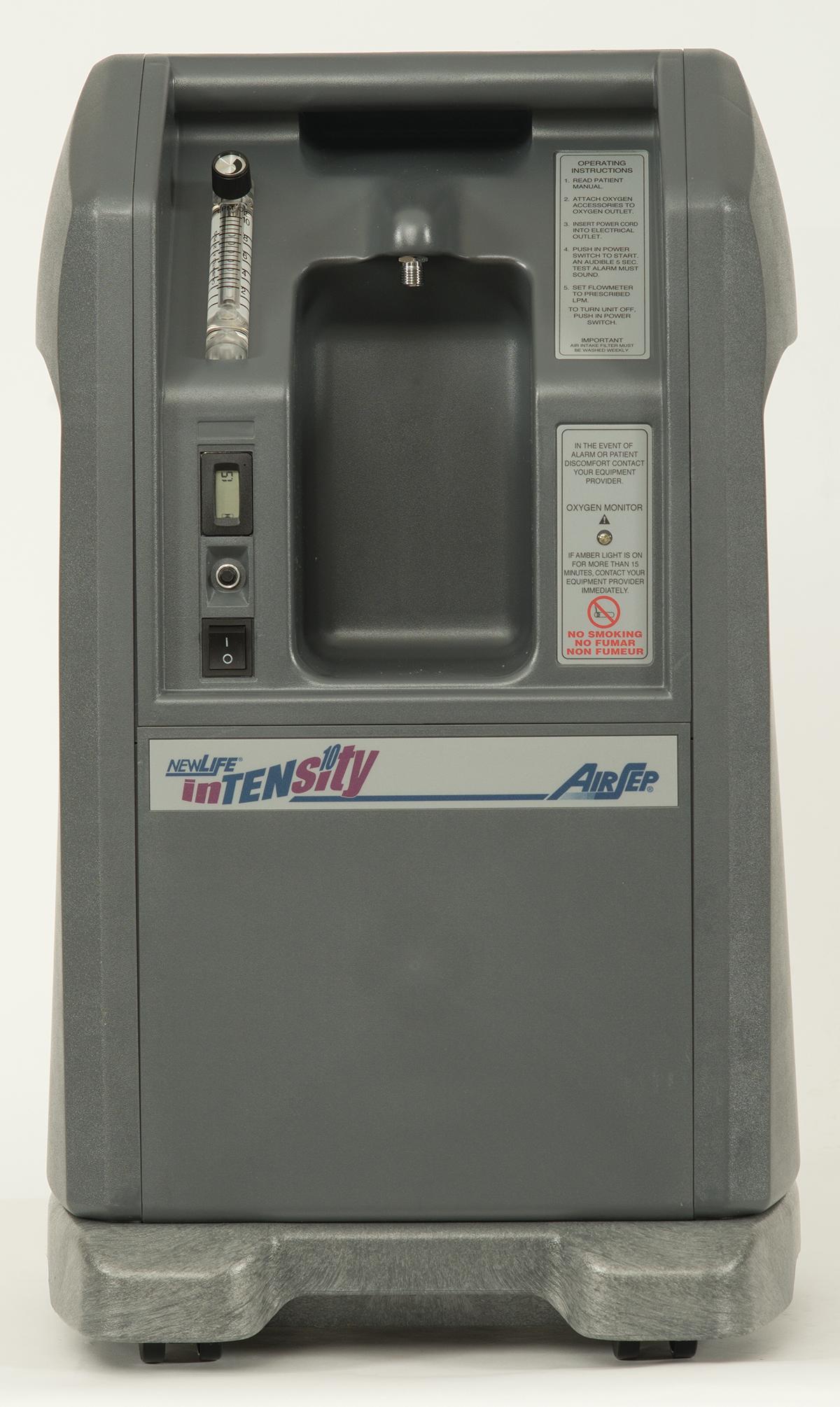 New Life Intensity 10 Oxygen Concentrator, Single Flow with O2 Monitor