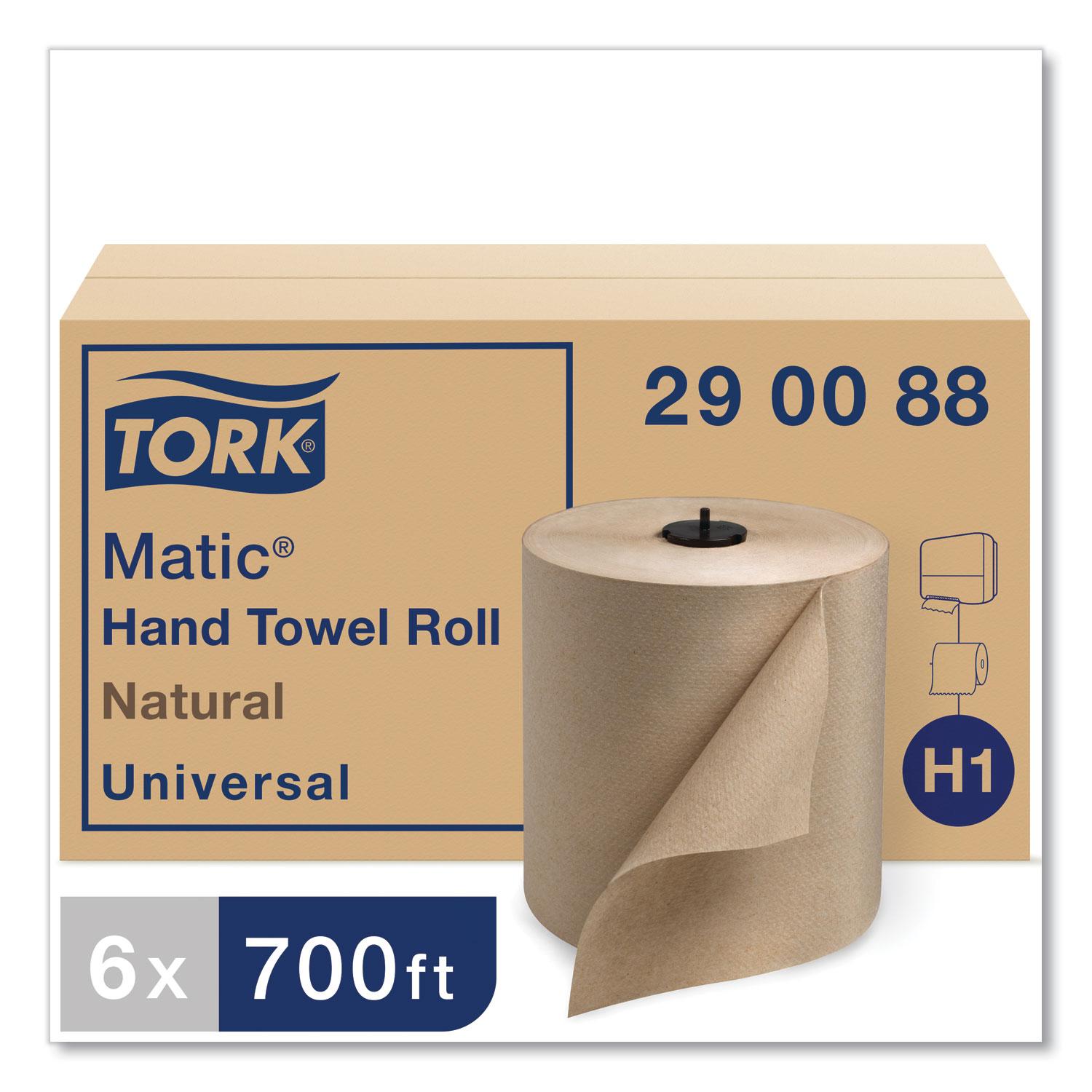 Tork® Tork® Matic Hardwound Roll Towel,  7.7" x 700 ft, Natural, 6 Rolls/Carton