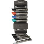 Quartet® Dry Erase Marker Caddy Kit, Chisel Tip, 8 Chisel-Tip Markers, Assorted