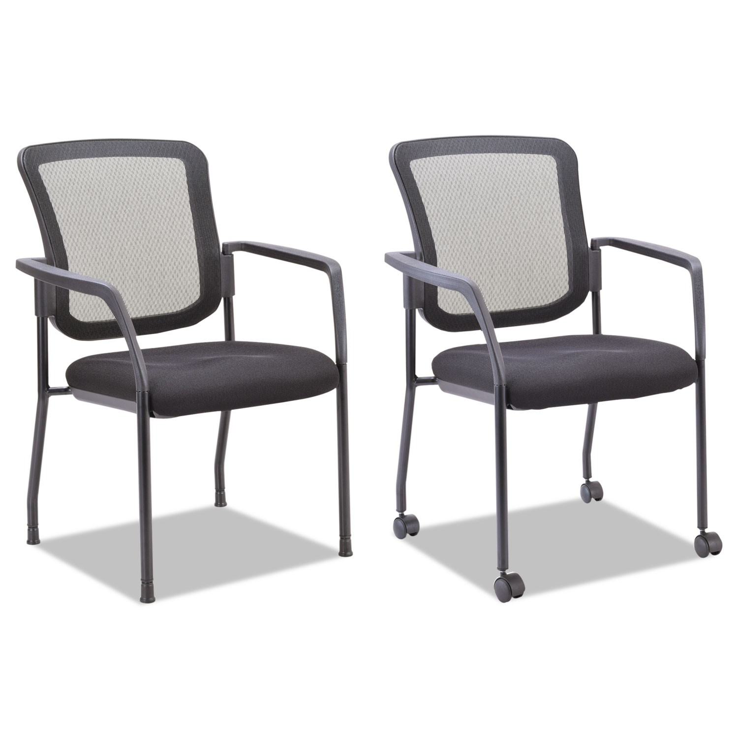 Mesh Guest Stacking Chair, Black