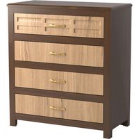 Evanston 4-Drawer Chest with Two-Tone Finish