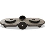 Rubbermaid Brute Tandem Dolly, 300 lbs. Capacity, 32-55 Gallon, Black