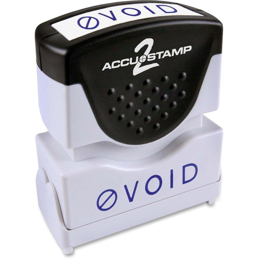 Stamp w/Microban, "Void", Textured Grip, Blue