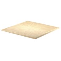 Sunburst Maple Veneer Tabletop with Half Bullnose Edge