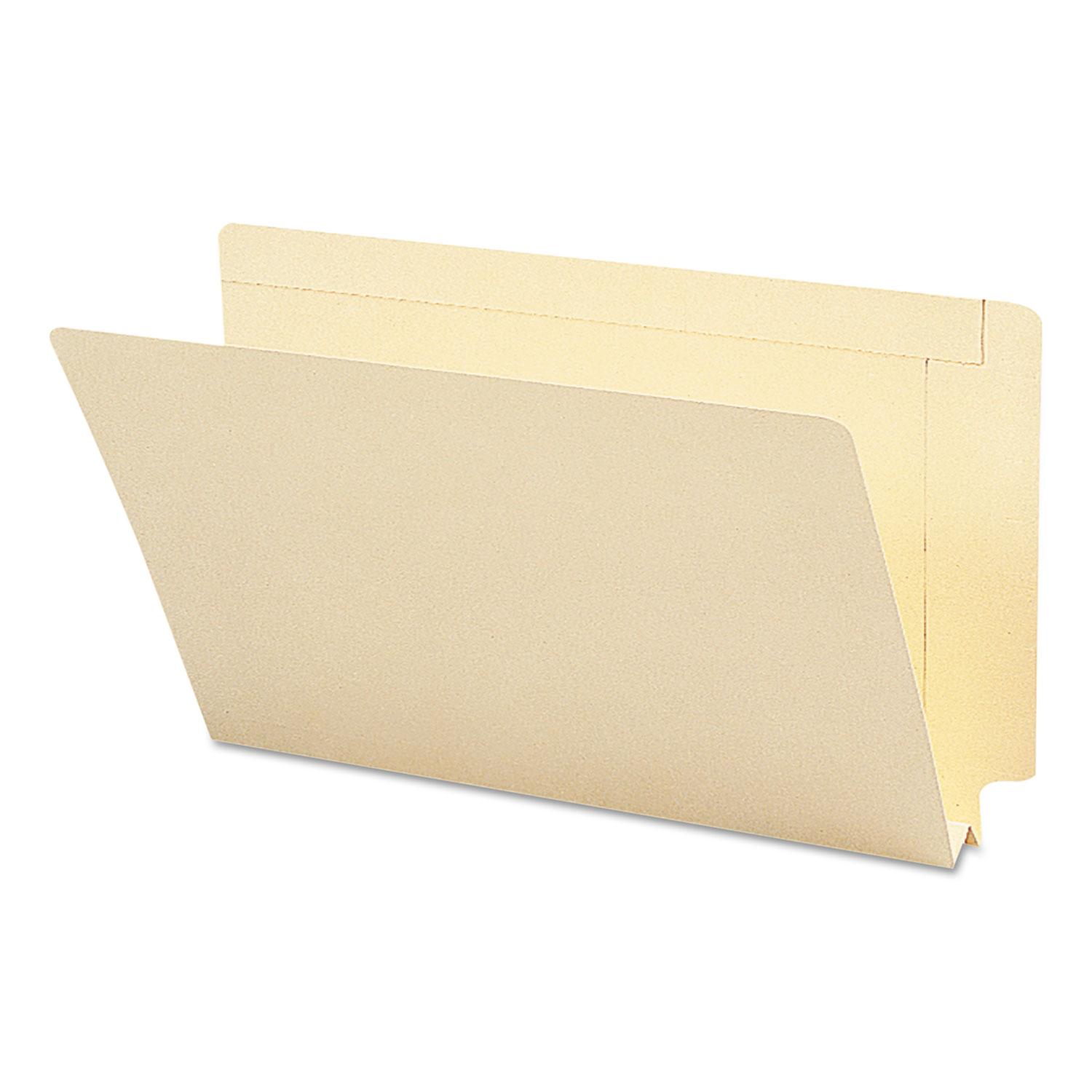 Smead 1 1/2 Inch Expansion Folders, Straight End Tab, Legal, Manila, 50/Box
