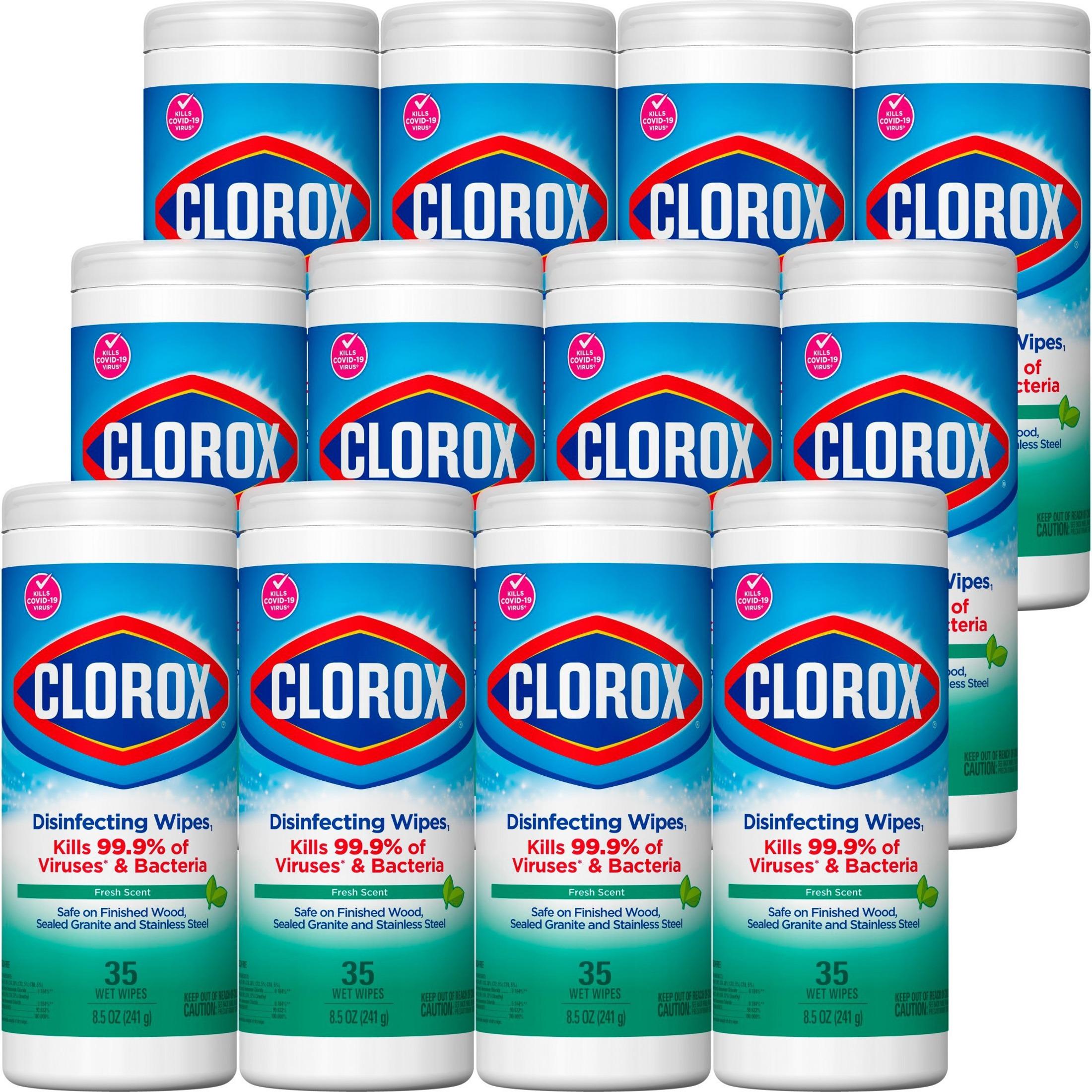 Clorox Disinfecting Cleaning Wipes (Pack of 12)