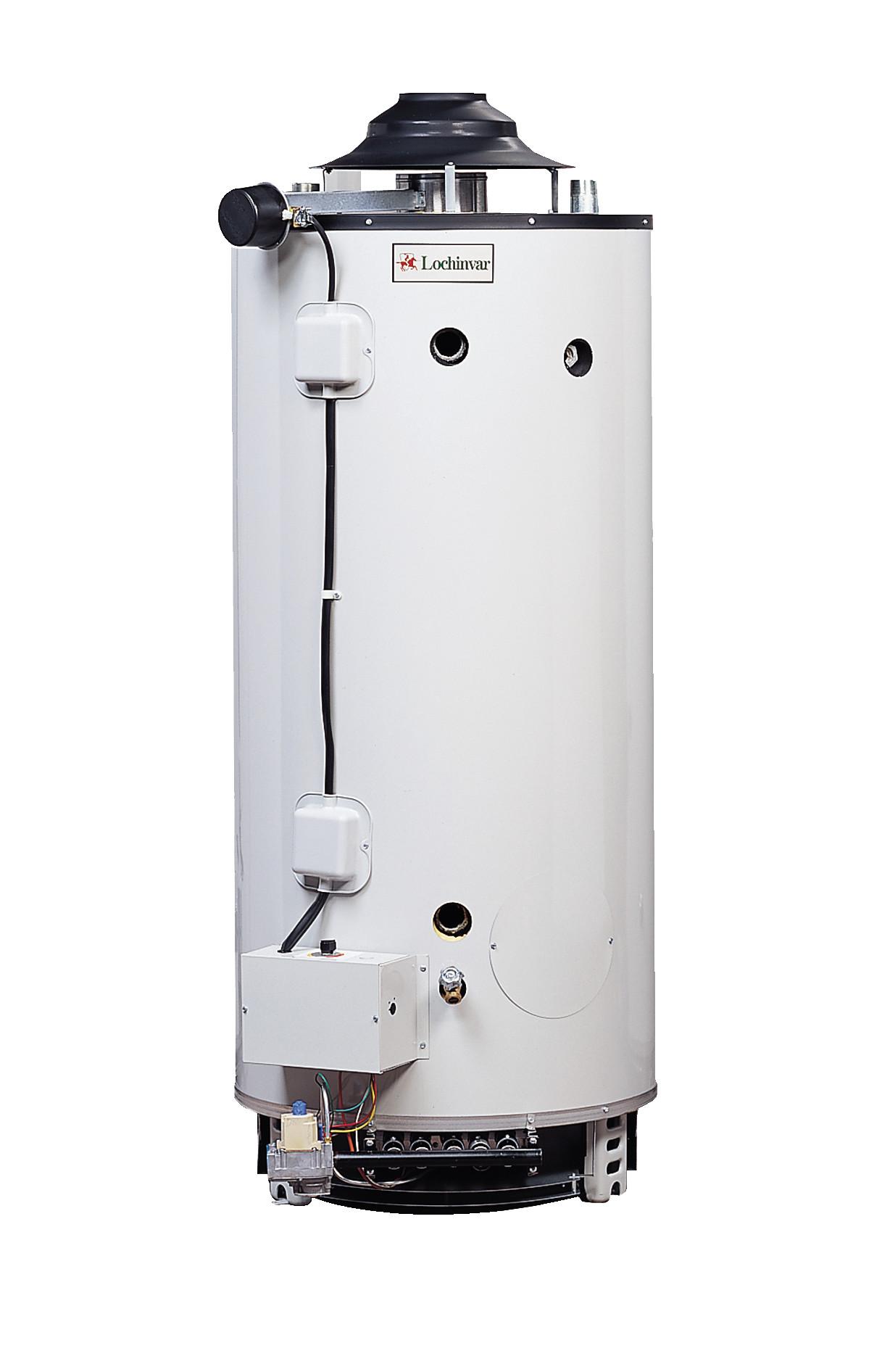 Water Heater, 199,999 BTU, 100 Gallon, Natural Gas, Not ASME Rated