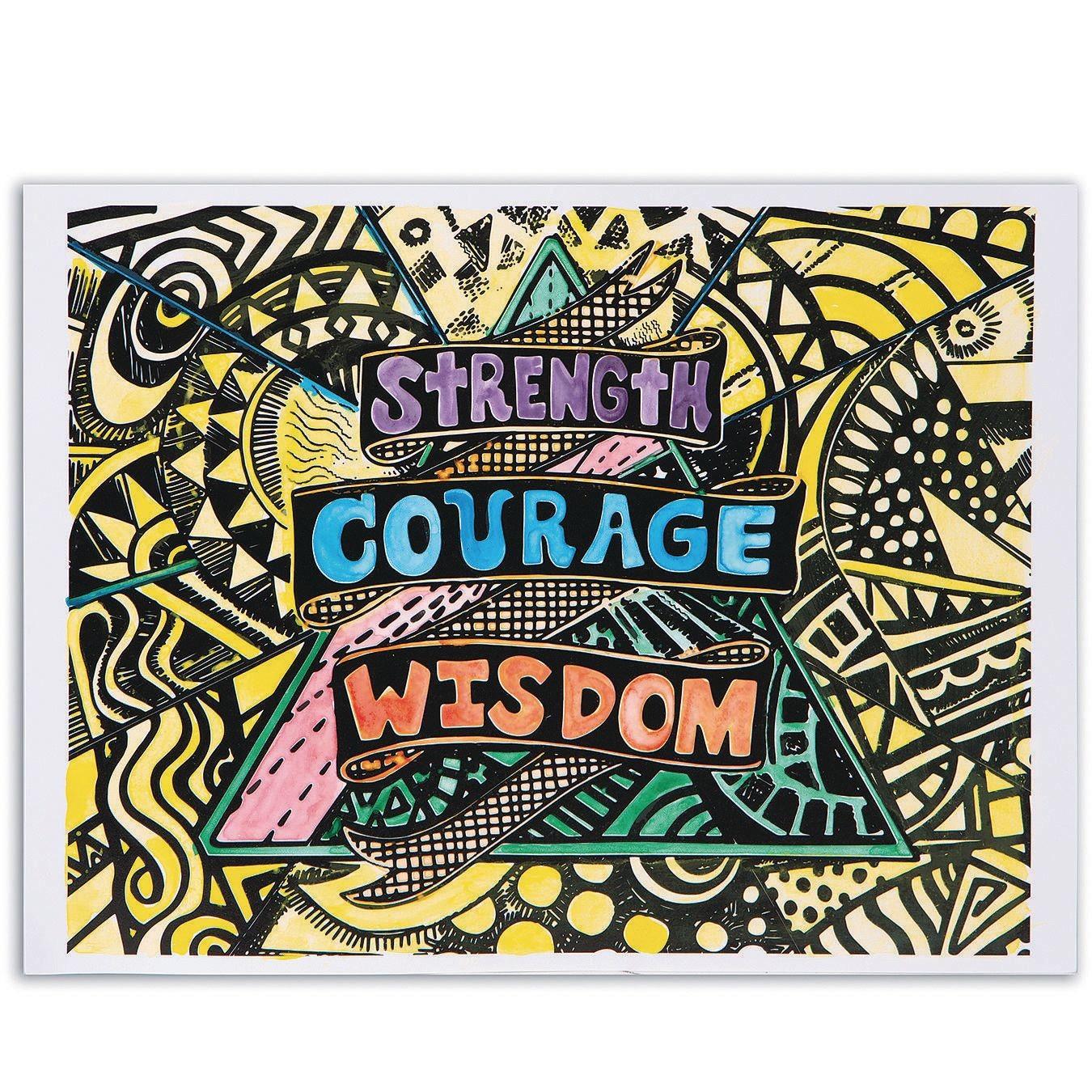 Easy Way Water Color Pictures Craft Kit: Strength (Pack of 24)