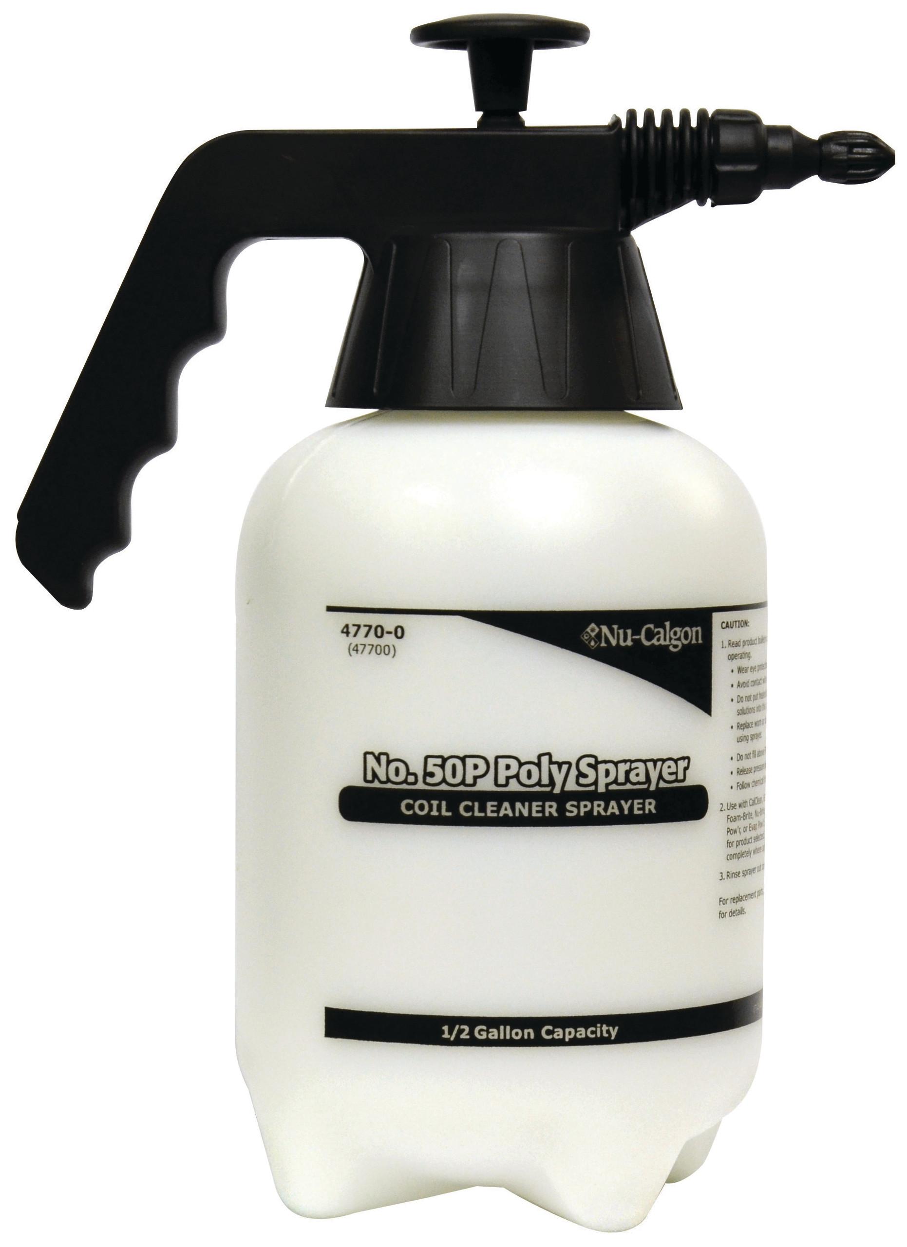 Nu-Calgon No. 50P Poly Sprayer, Hand Pump Sprayer for Cleaning Coils