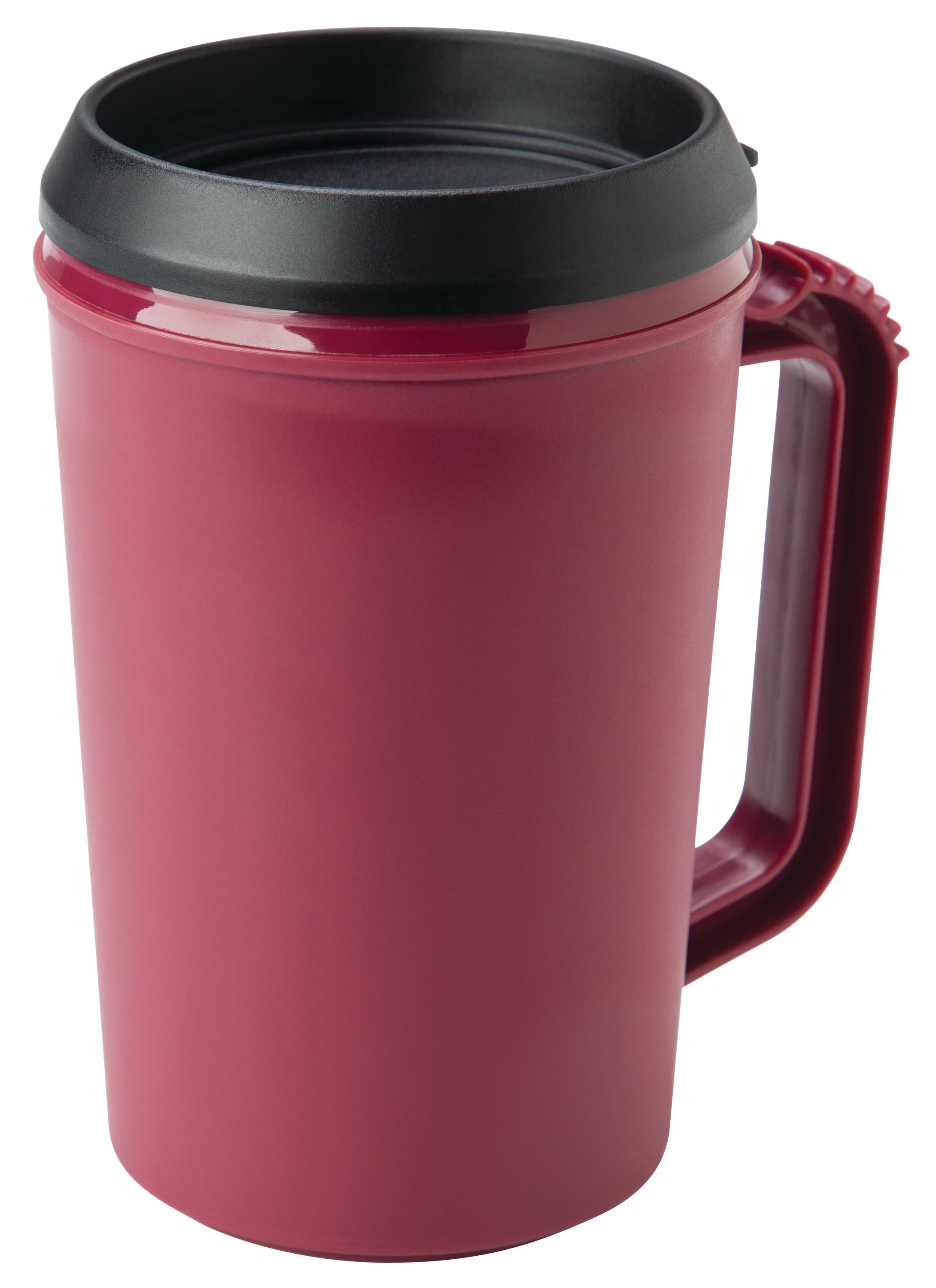 Direct Supply® 22 oz. Insulated Mug, Cranberry