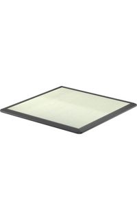 Laminate Tabletop with Spill-Boundary Edge, 36" Square